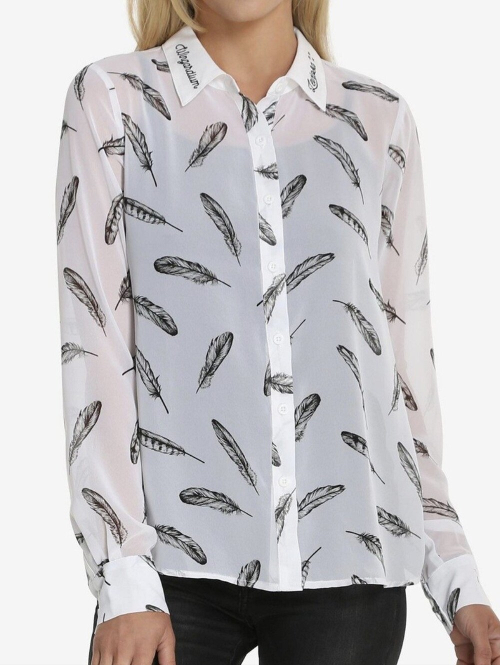 Harry Potter Wingardium Leviosa Sheer Blouse S | BoxLunch Exclusive